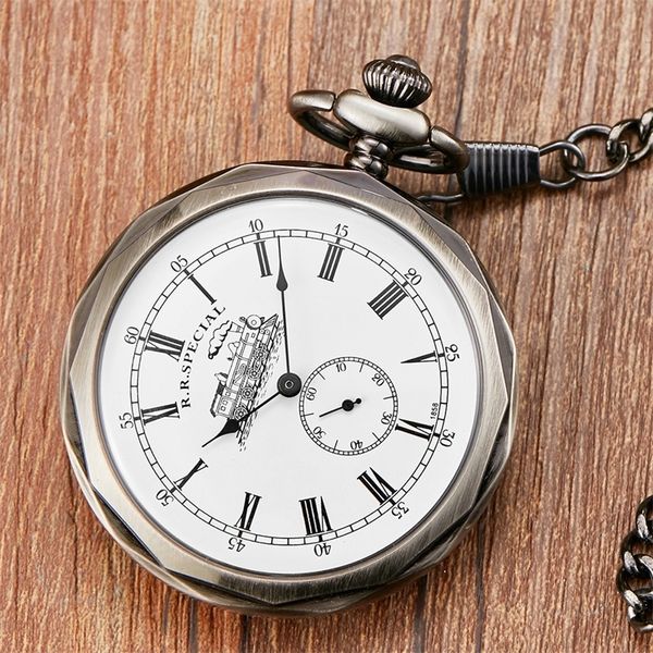 retro vintage carved exquisite dial mechanical pocket watch fob chain luxury grey roman numeral hand wind men clock pocket watch t200502, Slivery;golden
retro vintage carved exquisite dial mechanical pocket watch fob chain luxury grey roman numeral hand wind men clock pocket watch t200502, Slivery;golden