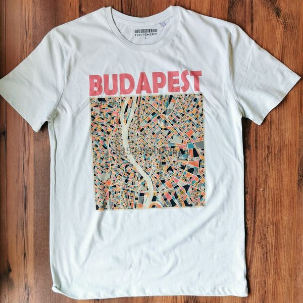 sport budapest map t shirt handmade cotton t shirt printed t shirt