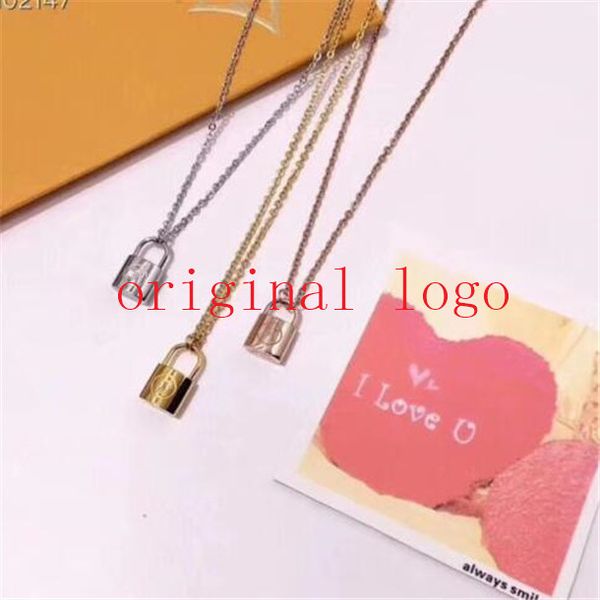 2020 designer necklace fashion pendant necklace for men and women gold silver rose gold lock pendant necklace
2020 designer necklace fashion pendant necklace for men and women gold silver rose gold lock pendant necklace