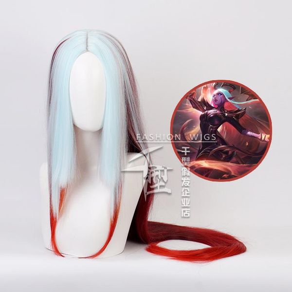 dawnbringer night skin soraka long straight mixed color 2 versions cosplay halloween synthetic hair + wig cap
dawnbringer night skin soraka long straight mixed color 2 versions cosplay halloween synthetic hair + wig cap