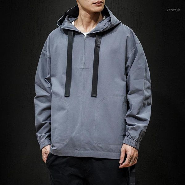 men's jackets #2411 hooded black jacket man plus size 5xl long sleeve loose coats spring autumn coat male japan style streetwear 1, Black;brown
men's jackets #2411 hooded black jacket man plus size 5xl long sleeve loose coats spring autumn coat male japan style streetwear 1, Black;brown