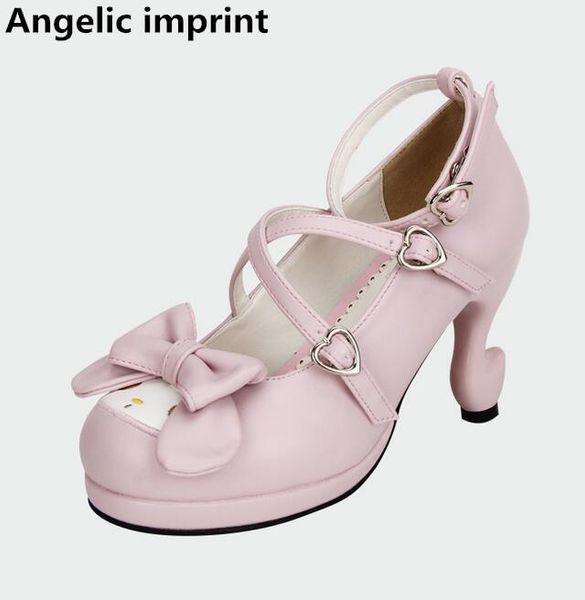 angelic imprint mori girl lolita shoes woman cosplay shoes lady high heels pumps women princess dress lovely bowtie 34-44, Black
angelic imprint mori girl lolita shoes woman cosplay shoes lady high heels pumps women princess dress lovely bowtie 34-44, Black