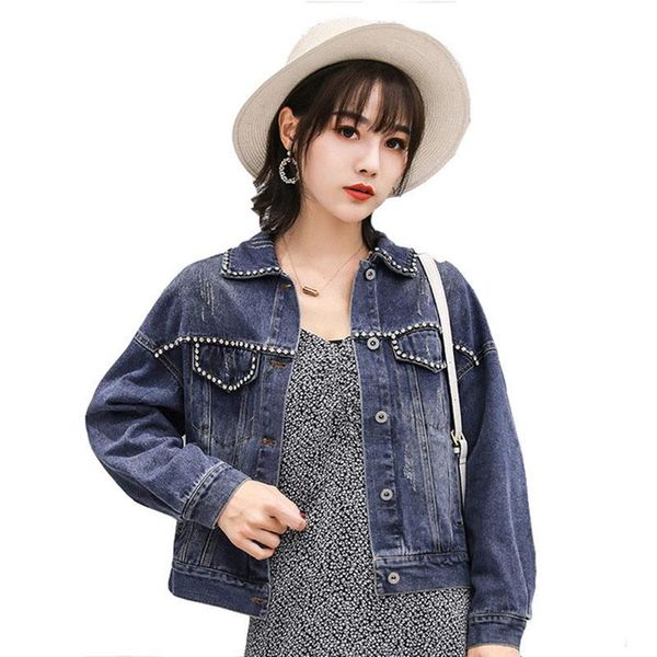 women's jackets 2021 fashion jeans jacket women spring 2xl xl hand brush long sleeve stretch short denim with diamodns coat qq140, Black;brown
women's jackets 2021 fashion jeans jacket women spring 2xl xl hand brush long sleeve stretch short denim with diamodns coat qq140, Black;brown