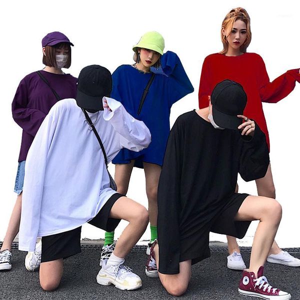 solid color women t-shirts simple long sleeve female t shirts casual tee fashion loose woman tshirts cotton basic lady 1, White
solid color women t-shirts simple long sleeve female t shirts casual tee fashion loose woman tshirts cotton basic lady 1, White