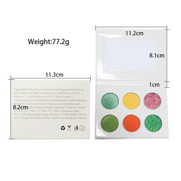 eye shadow 6-color pearl sequin eyeshadow own brand long lasting makeup make your logo moq
eye shadow 6-color pearl sequin eyeshadow own brand long lasting makeup make your logo moq