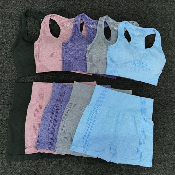 2 pcs women summer seamless yoga set fitness sports suits gym clothing yoga bra+high waist shorts workout pants c1114, Black;white
2 pcs women summer seamless yoga set fitness sports suits gym clothing yoga bra+high waist shorts workout pants c1114, Black;white