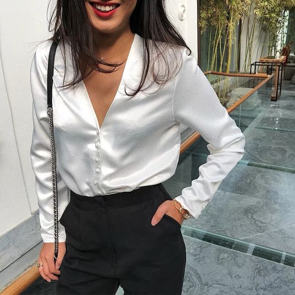 new lady the firm solid bluffs black white 2021 designer of women slender shirt with v decorating buttons unfinished female causing 27gf
new lady the firm solid bluffs black white 2021 designer of women slender shirt with v decorating buttons unfinished female causing 27gf