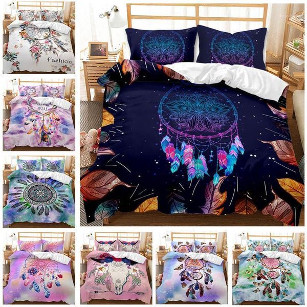 digital printing bedding 2/3 piece set foreign trade dream catcher series home textile set quilt cover and pillowcase1
digital printing bedding 2/3 piece set foreign trade dream catcher series home textile set quilt cover and pillowcase1