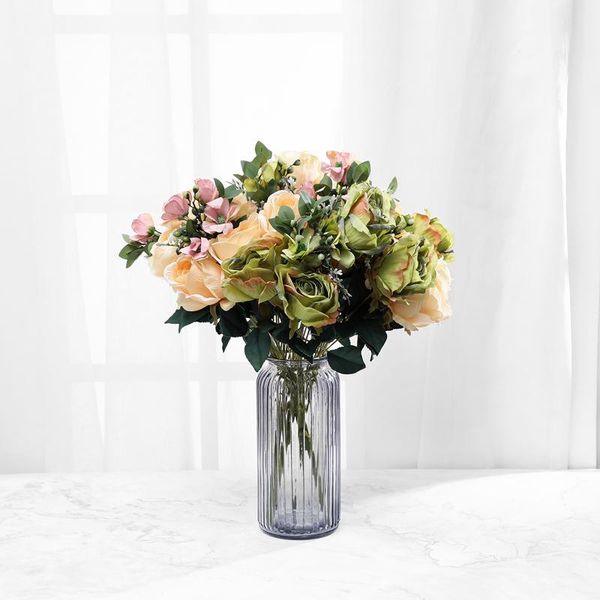 1pc artificial rose bouquet decorative silk flowers bride bouquets for wedding home party decoration wedding supplies
1pc artificial rose bouquet decorative silk flowers bride bouquets for wedding home party decoration wedding supplies
