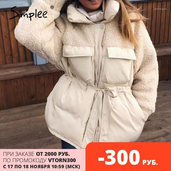 simplee causal solid white autumn winter women parkas warm stand collar long sleeve female jacket high street down jackets 20201, Black
simplee causal solid white autumn winter women parkas warm stand collar long sleeve female jacket high street down jackets 20201, Black