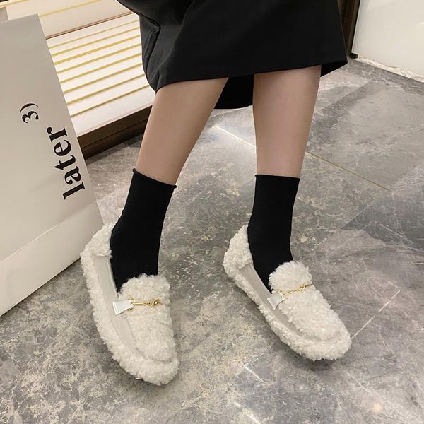 metal stripe lamb fur loafers women winter round toe plush moccasins female cozy slip on flats soft soled curly fur shoes woman, Black
metal stripe lamb fur loafers women winter round toe plush moccasins female cozy slip on flats soft soled curly fur shoes woman, Black