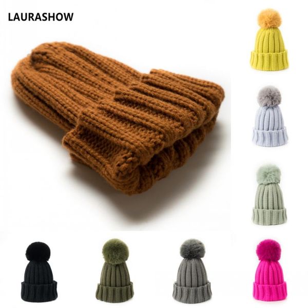 beanies laurashow kids winter hats with artificial fur ball pompoms warm caps bonnet knitted cute wool hat
beanies laurashow kids winter hats with artificial fur ball pompoms warm caps bonnet knitted cute wool hat