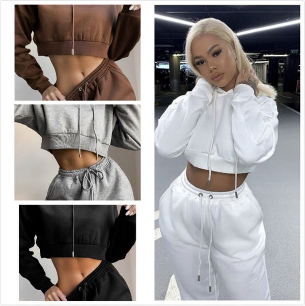 women tracksuits two pieces set designer sloid colour hooded sweater pants ladies new large fleece sports and leisure suits sportwear j554, Gray
women tracksuits two pieces set designer sloid colour hooded sweater pants ladies new large fleece sports and leisure suits sportwear j554, Gray
