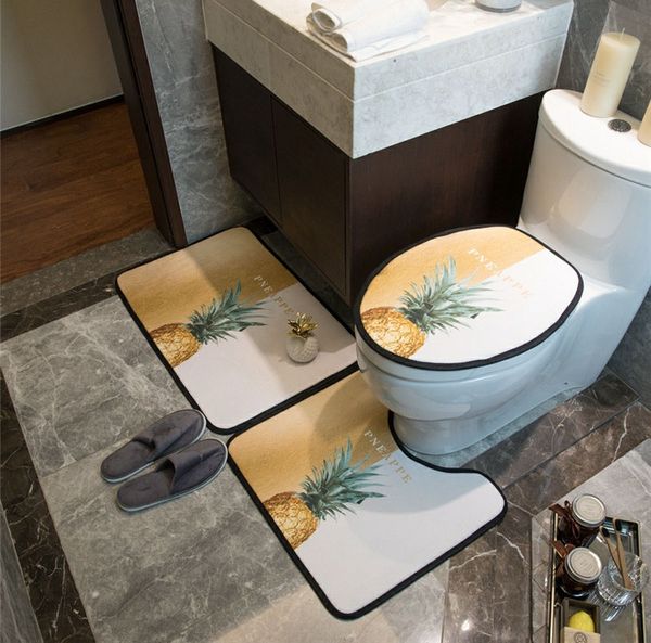 pineapple designer toilet seat covers sets indoor door mats u mats sets eco friendly bathroom creative accessories
pineapple designer toilet seat covers sets indoor door mats u mats sets eco friendly bathroom creative accessories