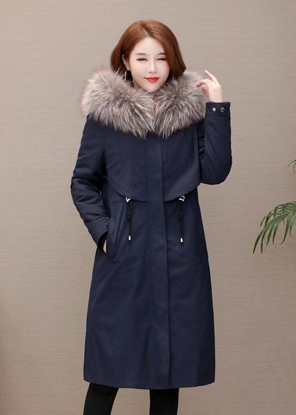 women winter jacket ladies real raccoon fur collar duck down inside warm coat femme with all the tag popular style, Black
women winter jacket ladies real raccoon fur collar duck down inside warm coat femme with all the tag popular style, Black
