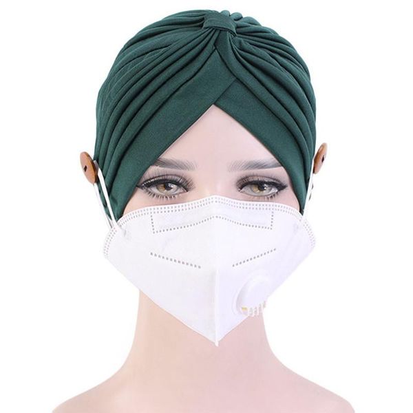 face cover accessories female headscarf hijab bonnet india hat button headband turban caps ladies anti-tight ears turban mouth, Blue;gray
face cover accessories female headscarf hijab bonnet india hat button headband turban caps ladies anti-tight ears turban mouth, Blue;gray
