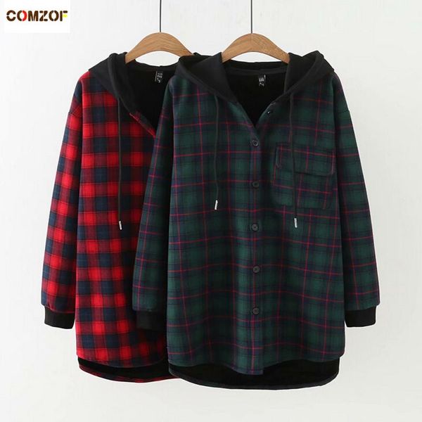 plus size women trench coat fleece thick hooded loose plaid coats long sleeve autumn winter clothes manteau femme xl-4xl, Tan;black
plus size women trench coat fleece thick hooded loose plaid coats long sleeve autumn winter clothes manteau femme xl-4xl, Tan;black