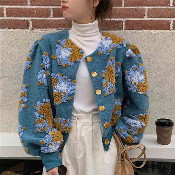 women's jackets vintage chic hit color floral jacket women fashion ins o neck long sleeve korean sweet single breasted coat olub, Black;brown
women's jackets vintage chic hit color floral jacket women fashion ins o neck long sleeve korean sweet single breasted coat olub, Black;brown