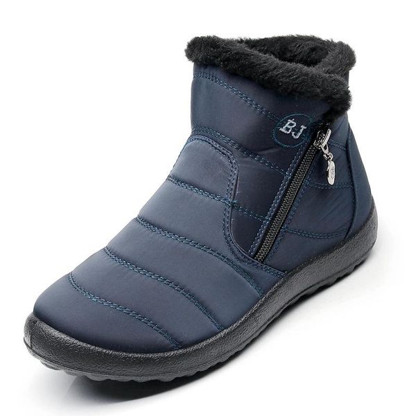 plus size 35-43 winter new snow boots female tube thick plush waterproof cotton boots side zipper women, Black
plus size 35-43 winter new snow boots female tube thick plush waterproof cotton boots side zipper women, Black