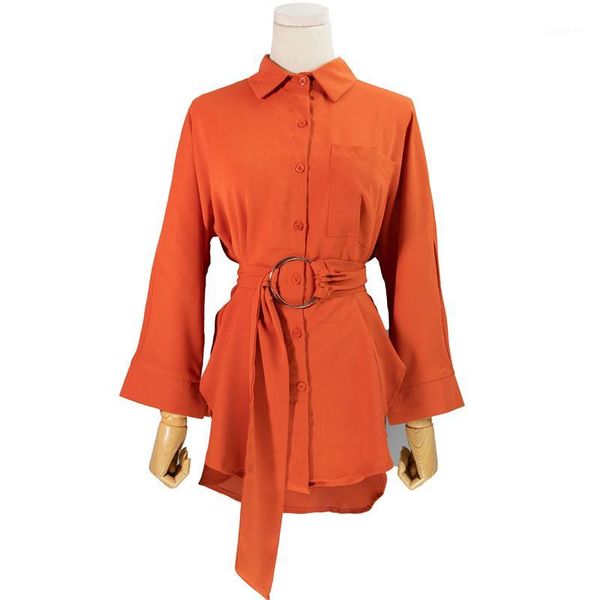 2020 autumn women chiffon blouse shirt lace-up waist white shirt turn down collar fashion 1
2020 autumn women chiffon blouse shirt lace-up waist white shirt turn down collar fashion 1
