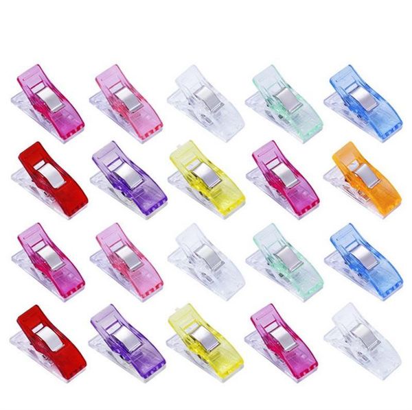 20pcs diy patchwork job foot case multicolor plastic clips hemming sewing tools sewing accessories crafts clips, Black
20pcs diy patchwork job foot case multicolor plastic clips hemming sewing tools sewing accessories crafts clips, Black