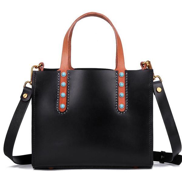 handmade women lady genuine leather vegetable tanned leather handbags turquoise ornament shoulder bag messenger bags satchels
handmade women lady genuine leather vegetable tanned leather handbags turquoise ornament shoulder bag messenger bags satchels