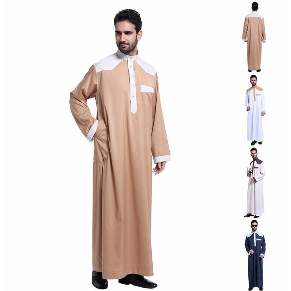 the new 2020 arab islamic kaptan muslim men's collar high collar padawak houbatobe long sleeve indian long sleeve dress s-3xl, Blue;black
the new 2020 arab islamic kaptan muslim men's collar high collar padawak houbatobe long sleeve indian long sleeve dress s-3xl, Blue;black