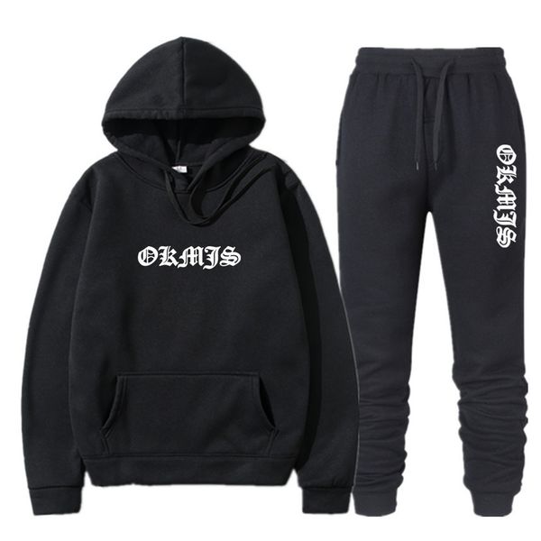 okmjs - men's sportswear hoodie, sportswear, casual wear, 2-piece set, autumn and winter, Gray
okmjs - men's sportswear hoodie, sportswear, casual wear, 2-piece set, autumn and winter, Gray