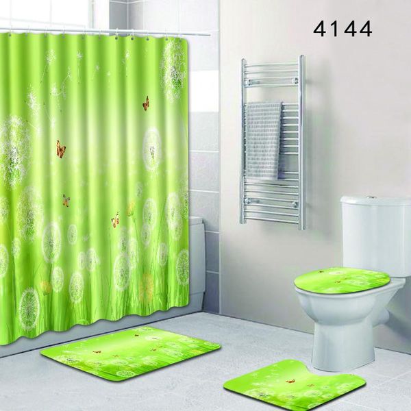цветок 4шт barthroom ковер установить водонепроницаемый душ занавес и bath mat set ковер туалет mat аксессуары для дома декор комнаты коврик
цветок 4шт barthroom ковер установить водонепроницаемый душ занавес и bath mat set ковер туалет mat аксессуары для дома декор комнаты коврик