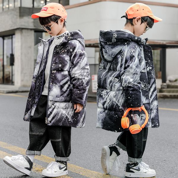 boys star down jacket mid chang 2020 new children's winter wear big boy korean edition thick tide 90 flush, Blue;gray
boys star down jacket mid chang 2020 new children's winter wear big boy korean edition thick tide 90 flush, Blue;gray