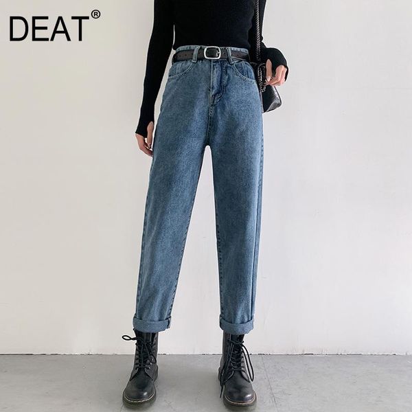 women's jeans deat streetwear woman denim fit light blue simple wild long length thin pants 2021 spring fashion tide ht512
women's jeans deat streetwear woman denim fit light blue simple wild long length thin pants 2021 spring fashion tide ht512