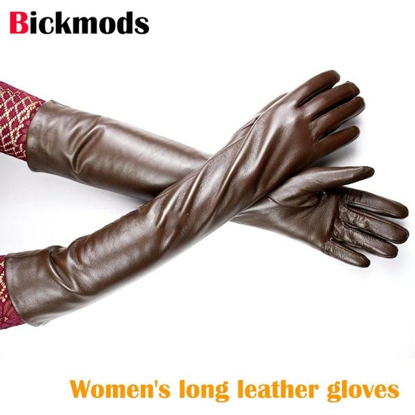 five fingers gloves long leather women' sheepskin a variety of colors candy bar lining warm arm shields, Blue;gray
five fingers gloves long leather women' sheepskin a variety of colors candy bar lining warm arm shields, Blue;gray