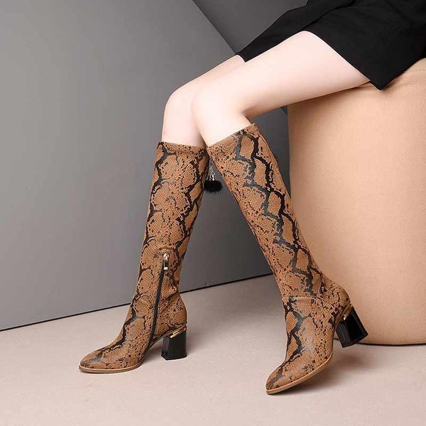 boots thigh high women's winter shoes snake stretch leather european heels women keep warm riding, Black
boots thigh high women's winter shoes snake stretch leather european heels women keep warm riding, Black
