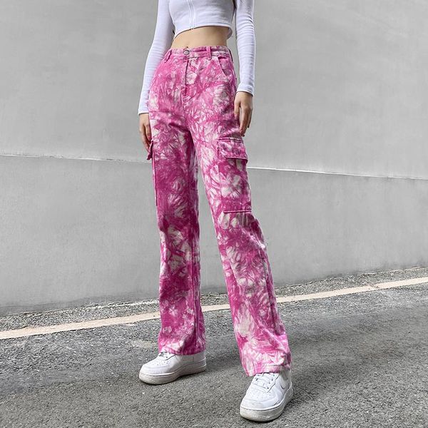 pink tie dye y2k jeans for girls female 2021casual vintage straight denim cargo pants baggy high waisted women trouser capris, Blue
pink tie dye y2k jeans for girls female 2021casual vintage straight denim cargo pants baggy high waisted women trouser capris, Blue