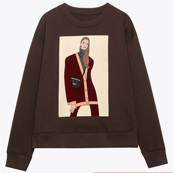 tangada women coffee charater print fleece sweatshirts oversize long sleeve o neck loose pullovers female 6h32 220311, Black
tangada women coffee charater print fleece sweatshirts oversize long sleeve o neck loose pullovers female 6h32 220311, Black