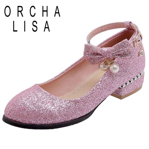 dress shoes orcha lisa woman shining spring autumn pumps round toe 3.5cm square heels buckle bowtie pearl big size 32-43 leisure date a3051, Black
dress shoes orcha lisa woman shining spring autumn pumps round toe 3.5cm square heels buckle bowtie pearl big size 32-43 leisure date a3051, Black