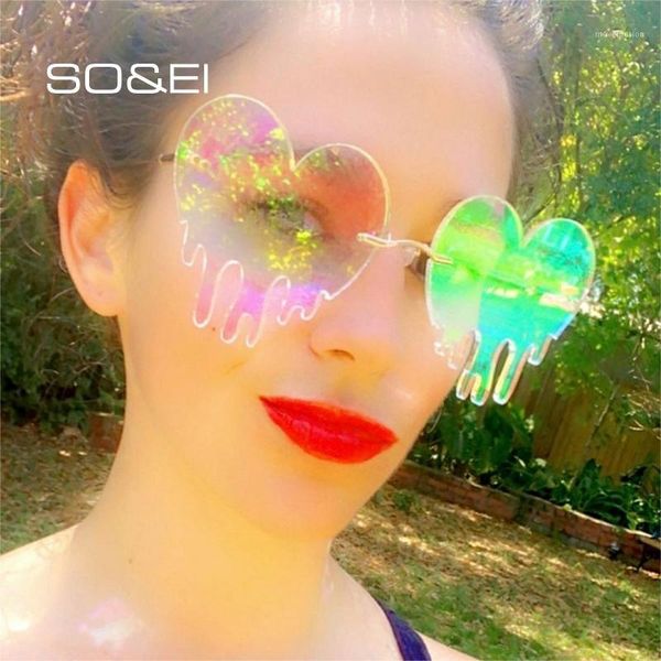 so&ei fashion rimless love heart shape sunglasses women retro unique clear ocean lens eyewear yellow pink men sun glasses shades1, White;black
so&ei fashion rimless love heart shape sunglasses women retro unique clear ocean lens eyewear yellow pink men sun glasses shades1, White;black