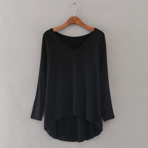 fall 2020 new women's loose casual large t-shirt coat t-shirt modal v-neck long sleeve bottomjhjhd, White
fall 2020 new women's loose casual large t-shirt coat t-shirt modal v-neck long sleeve bottomjhjhd, White
