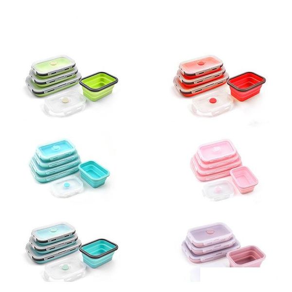 6 colors floding lunch boxes food grade sile food storage containers student portable bento box 350ml/500ml/800ml qylpbe bdetoys
6 colors floding lunch boxes food grade sile food storage containers student portable bento box 350ml/500ml/800ml qylpbe bdetoys