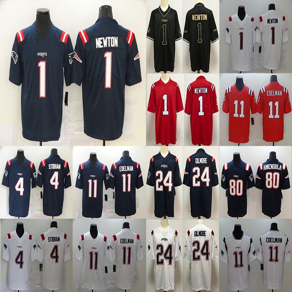 new england patriots 1 cam newton 11 julian edelman 4 jarrett stidham 26 michel football limited jersey, Black;red
new england patriots 1 cam newton 11 julian edelman 4 jarrett stidham 26 michel football limited jersey, Black;red