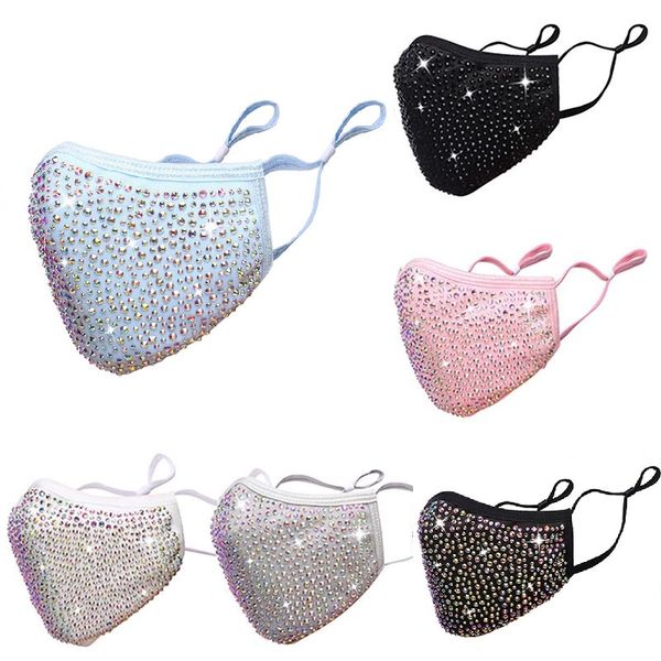 dhl fashion dustproof face mask diamond protective mask pm2.5 mouth masks washable reusable women colorful rhinestones face mask
dhl fashion dustproof face mask diamond protective mask pm2.5 mouth masks washable reusable women colorful rhinestones face mask