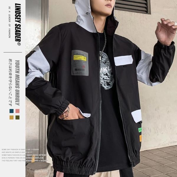lindsey seader zipper open jacket men new 2020 autumn hip hop hooded cargo style front pocket casual windbreaker streetwear coat1, Black;brown
lindsey seader zipper open jacket men new 2020 autumn hip hop hooded cargo style front pocket casual windbreaker streetwear coat1, Black;brown