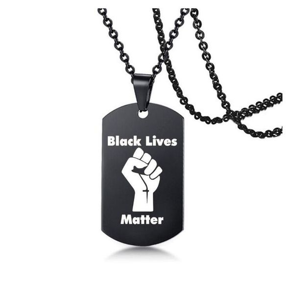 fashion black lives matter necklace protest black military brand necklace hip-hop stainless steel pendant necklace gd926, Silver
fashion black lives matter necklace protest black military brand necklace hip-hop stainless steel pendant necklace gd926, Silver