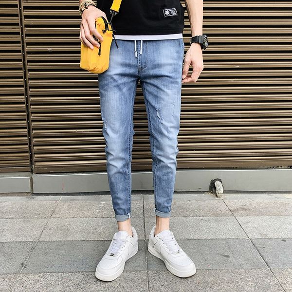 весна лето новые джинсы и jeanspants и случайный хлопок упругих модные маленькие джинсы ноги jeansmen маленькой прямая трубка пригонка capri, Blue
весна лето новые джинсы и jeanspants и случайный хлопок упругих модные маленькие джинсы ноги jeansmen маленькой прямая трубка пригонка capri, Blue
