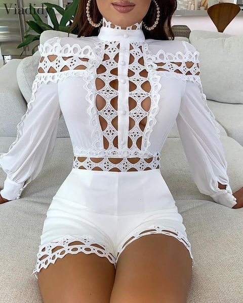 lace patchwork long sleeve hollow out playsuits white black women regular rompers drop shipping good quality, Black;white
lace patchwork long sleeve hollow out playsuits white black women regular rompers drop shipping good quality, Black;white
