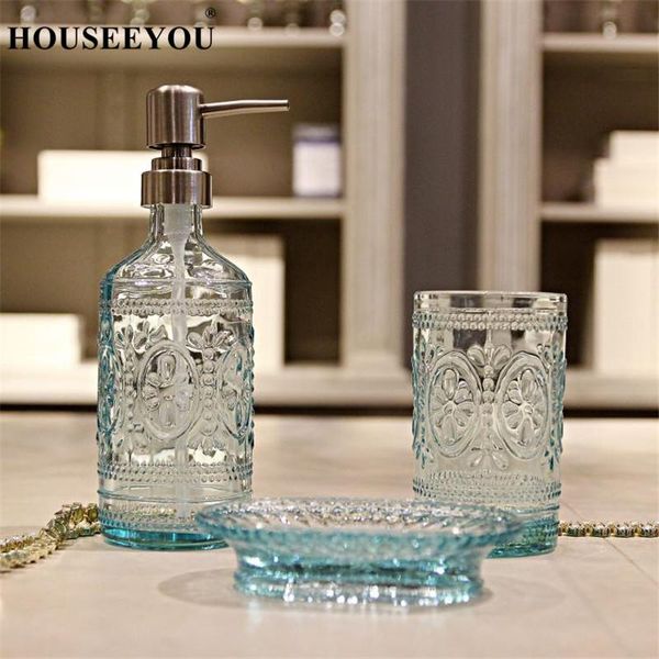 bath accessory set handmade carved crystal glass soap dispenser hand wash liquid lotion bottle dish bathroom accessories home decors crafts
bath accessory set handmade carved crystal glass soap dispenser hand wash liquid lotion bottle dish bathroom accessories home decors crafts