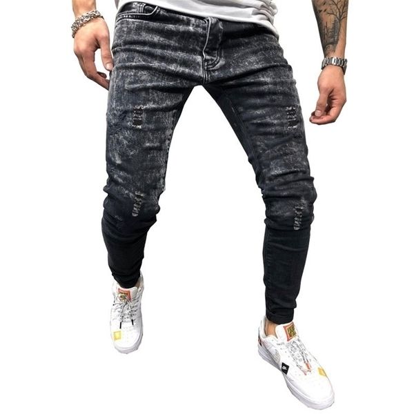qyzrfs men destroyed hole jeans ripped stretch clothing skinny taped biker pants fashion casual slim fit denim male trousers new 201111, Blue
qyzrfs men destroyed hole jeans ripped stretch clothing skinny taped biker pants fashion casual slim fit denim male trousers new 201111, Blue