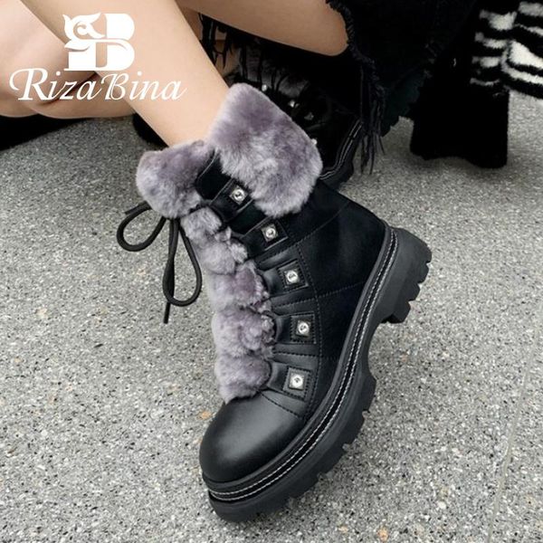 boots rizabina women snow plush fur cross strap warm winter shoes woman fashion platform lady footwear size 34-39, Black
boots rizabina women snow plush fur cross strap warm winter shoes woman fashion platform lady footwear size 34-39, Black