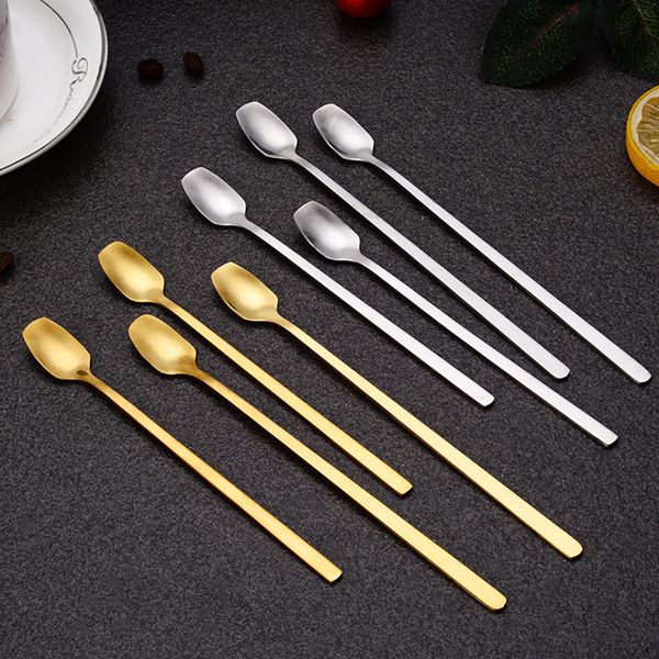 stainless steel square head spoon coffee spoon long handle stirring spoon ice dessert ice cream
stainless steel square head spoon coffee spoon long handle stirring spoon ice dessert ice cream