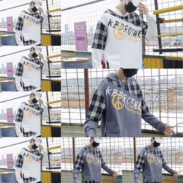 kjwqa pullover men's pullover winter men's sweater trend casual hoodie korean 2020 hoodie new trend fashion students long sleeves, Black
kjwqa pullover men's pullover winter men's sweater trend casual hoodie korean 2020 hoodie new trend fashion students long sleeves, Black